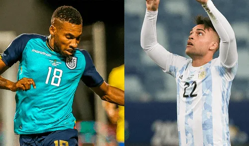 Ecuador y Argentina saltarán al campo del estadio de la ciudad de Goiânia desde las 8.00 p. m. (hora peruana). Foto: Twitter/ Selección Ecuador/Selección Argentina