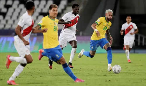 La selección peruana solo le ha ganado una vez a Brasil por Copa América desde el 2015. Foto: EFE La selección peruana solo le ha ganado una vez a Brasil por Copa América desde el 2015. Foto: EFE
