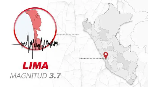 Sismo en Lima se produjo a la 1.38 a. m. Foto: composición LR