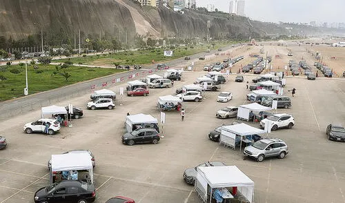 Costa Verde. El vacunacar de Chorrillos es uno de los puntos a donde irán las personas que no completaron su inmunización. Foto: difusión
