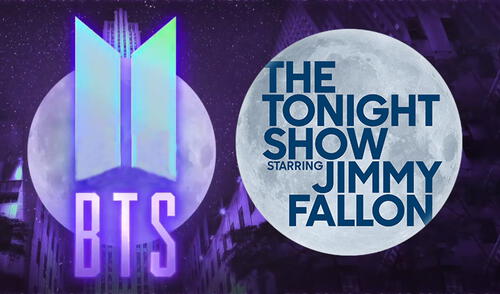 Los miembros de BTS llevan su nuevo single al programa de Jimmy Fallon. Foto: composición NBC