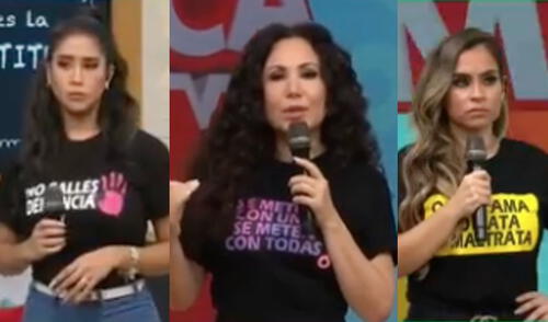 Conductoras del programa matutino se solidarizan con Dalia Durán. Foto: captura de América TV