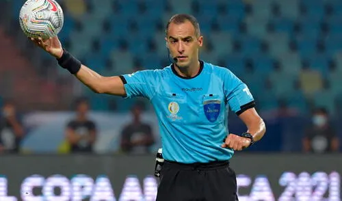 Esteba Ostojich será el encargado de dirigir la final de la Copa América 2021. Foto: AFP