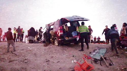 Emergencia. Los heridos fueron llevados al hospital Unanue.