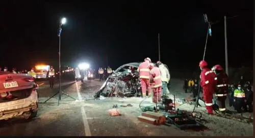 Accidente de tránsito ocurrido en carretera tacneña deja más víctimas. Foto: Conecta Teve