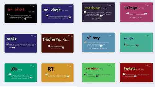 Decenas de usuarios de Twitter felicitaron la iniciativa de Olivé por la creación de este 'diccionario'. Foto: captura de Twitter Decenas de usuarios de Twitter felicitaron la iniciativa de Olivé por la creación de este 'diccionario'. Foto: captura de Twitter