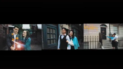 El material audiovisual fue grabado en el Wizarding World of Harry Potter. Foto: captura de TikTok