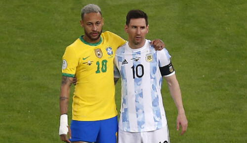 Neymar Jr. y Neymar juegan su primera final como rivales. Foto: DirecTV Sports