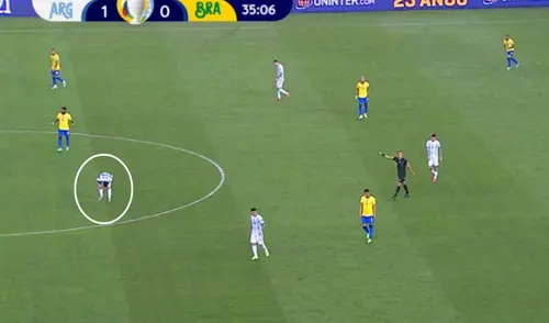 Messi va en busca de su primer título con Argentina. Foto: captura DirecTV Sports Messi va en busca de su primer título con Argentina. Foto: captura DirecTV Sports