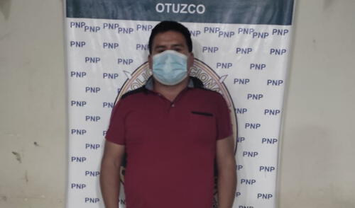 Detenido fue conducido a la comisaría rural de Otuzco. Foto: PNP
