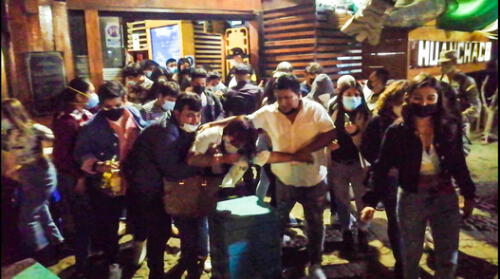 Los detenidos fueron trasladados a la dependencia policial del balneario de Huanchaco. Foto: MDH