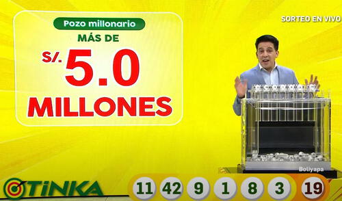 Resultados de La Tinka del miércoles 14 de julio de 2021. Foto: captura