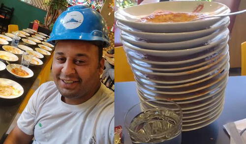 El hombre sacó su celular y empezó a grabarse a sí mismo contando lo que acababa de ocurrirle. Foto: captura de TikTok