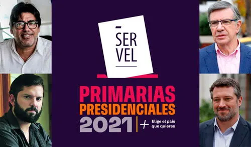 En las elecciones primarias se definirán a los candidatos de coaliciones de izquierda y derecha. Foto: composición/Servel/La Tercera/Radio U Chile/FPP En las elecciones primarias se definirán a los candidatos de coaliciones de izquierda y derecha. Foto: composición/Servel/La Tercera/Radio U Chile/FPP