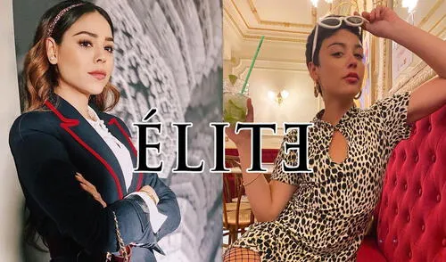 Danna Paola se alejó de Élite para retomar su carrera musical. Foto: composición/Netflix