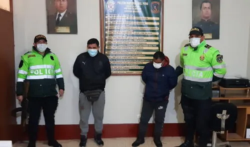 Elmer Lucano Llanos (33) fue detenido por la PNP de Carreteras en Cajamarca. Foto: Deysi Portuguez/URPI-LR