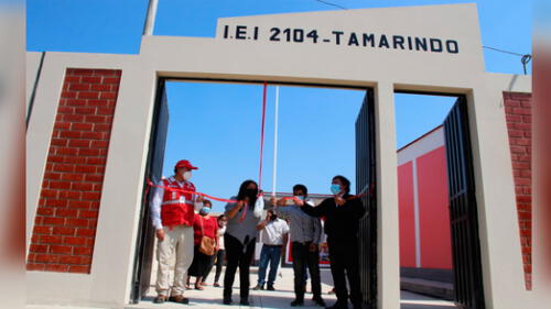 Autoridades de Guadalupe inauguran plantel en el asentamiento humano Tamarindo. Foto: ARCC.