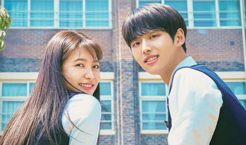 Yeri y Hongseok en imagen promocional de Blue birthday. Foto: Playlist