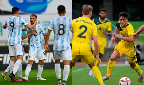 Argentina y Australia se miden desde las 5.30 a. m. (hora peruana). Foto: composición AFP/Instagram