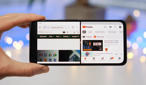 Con esta función puedes revisar redes sociales mientras ves un video o responder correos electrónicos y tener al lado tus documentos. Foto: 9to5Google