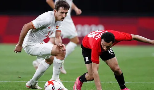 España empató a cero en su debut en los Juegos Olímpicos. Foto: Twitter