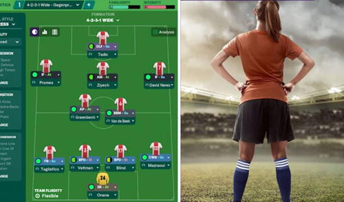 Se trata del popular juego de simulación Football Manager, en el que podemos cumplir el rol de un director técnico. Foto: Sports Interactive/ExpokNews