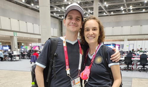 La pareja se hizo conocida luego de un video viral sobre el Mundial de Rusia 2018. Foto: Milagros Crisanto / La República