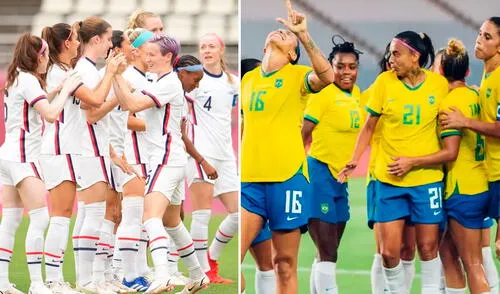 Las selecciones de Estados Unidos y Brasil consiguieron su boleto en la última fecha. Foto: Twitter