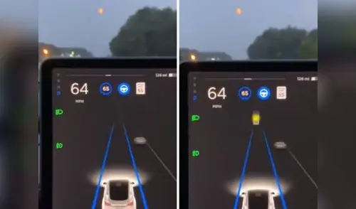 El "piloto automático" es más un software de asistencia a la conducción. Foto: captura de Twitter El "piloto automático" es más un software de asistencia a la conducción. Foto: captura de Twitter