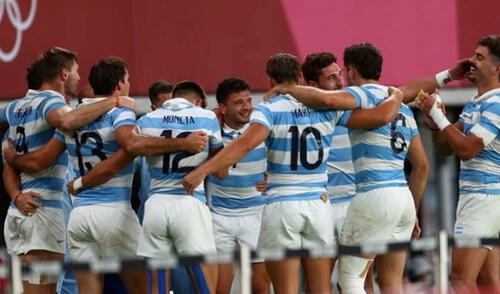 Los Pumas se impusieron por 19-14 ante Sudáfrica en Tokio 2020. Fuente: Reuters Los Pumas se impusieron por 19-14 ante Sudáfrica en Tokio 2020. Fuente: Reuters