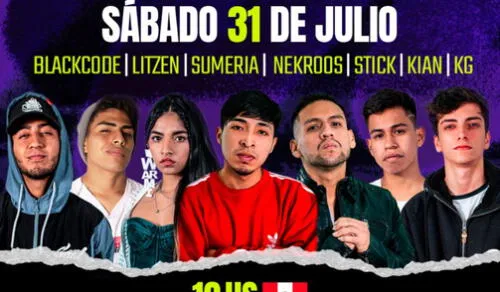 La segunda fecha de Combate Freestyle en Perú se dará el sábado 31 de julio. Foto: Space