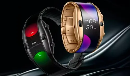 La nueva pulsera inteligente de Xiaomi no tendría correa, pues en su lugar integraría una pantalla flexible que se ajustaría a la muñeca del usuario. Foto: El Grupo Informático