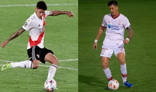El duelo River Plate vs. Huracán se jugará en el Estadio Monumental de Nuñez. Foto: composición/AFP/Facebook