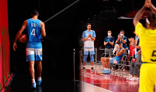 Luis Scola se retira de la selección argentina de baloncesto. Foto: AFP