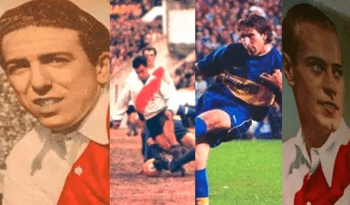 Ángel Labruna, Óscar Más, Martín Palermo y Luis Rongo figuran entre los máximos goleadores del superclásico Boca Juniors vs. River Plate. Foto: 90 minutos