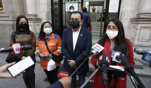 Desde Juntos por el Perú también pidieron que se establezca un "diálogo directo" con organizaciones sociales. Foto: Antonio Melgarejo/La República Desde Juntos por el Perú también pidieron que se establezca un "diálogo directo" con organizaciones sociales. Foto: Antonio Melgarejo/La República
