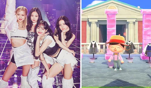 Isla temática de BLACKPINK abrirá dos días antes del aniversario del grupo K-pop. Foto: composición YG/Animal Crossing