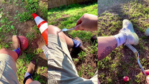 Los clips que sube el joven alcanzan los millones de visualizaciones. Foto: captura de TikTok