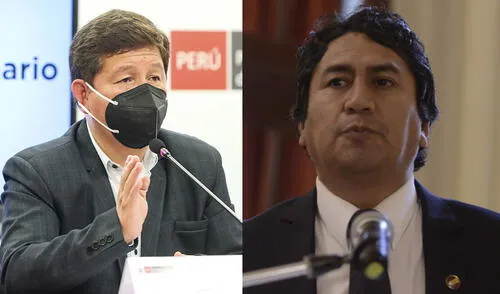 Guido Bellido dijo que "no le parece correcto" que no dejen a Vladimir Cerrón expresarse. Foto: composición/La República