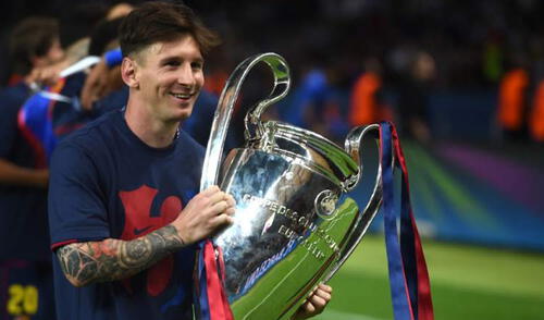 Lionel Messi obtuvo su última Champions League en el 2015. Foto: AFP