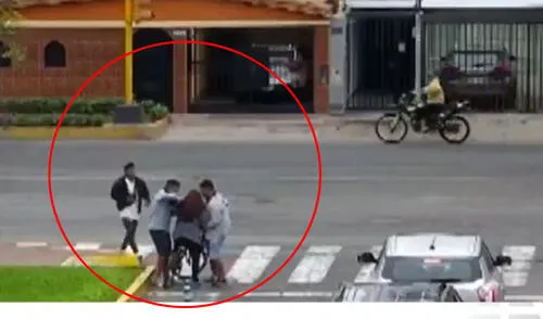 Ciclistas piden mayor resguardo en la zona. Foto: captura de video