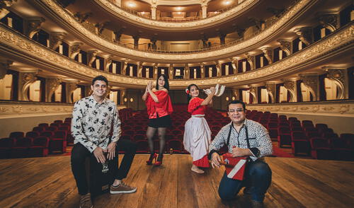 Todo listo para que el grupo "Afrocandela" presente su espectáculo el sábado 7 de julio desde el Teatro Municipal, centro de Lima. Todo listo para que el grupo "Afrocandela" presente su espectáculo el sábado 7 de julio desde el Teatro Municipal, centro de Lima.