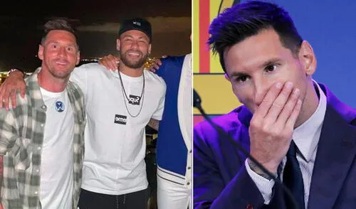 Messi se había reunido con Neymar, Ángel di María, Leandro Paredes, entre otros jugadores del PSG. Foto: composición Instagram/AFP