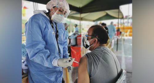 Meta trazada para estos dos días de Vacunatón es de 40.000 beneficiarios. Foto: Geresa