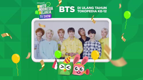 Evento por el aniversario de Tokopedia contará con participación de BTS, NCT Dream y más famosos. Foto: Tokopedia Evento por el aniversario de Tokopedia contará con participación de BTS, NCT Dream y más famosos. Foto: Tokopedia