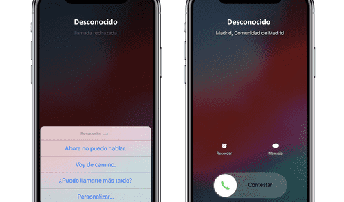 Cómo rechazar llamadas con mensajes de respuesta automática. Foto: La República