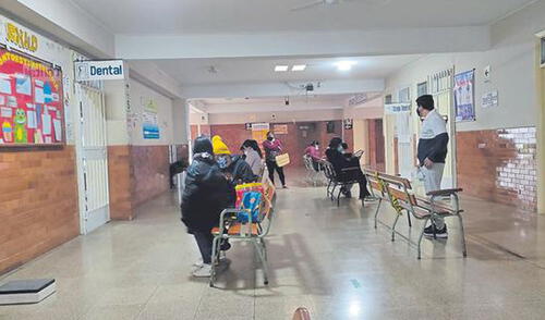 El hospital instaló el servicio de “fonocitas” con el objetivo de no generar aglomeraciones. Foto: difusión