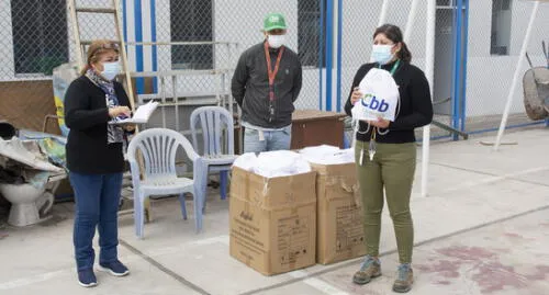 Empresa entregó kits a vecinos de estos distritos ubicados en la provincia de Islay. Foto: difusión