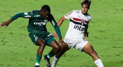 Palmeiras vs. Sao Paulo se verá desde las 7.30 p. m. (hora peruana). Foto: EFE Palmeiras vs. Sao Paulo se verá desde las 7.30 p. m. (hora peruana). Foto: EFE