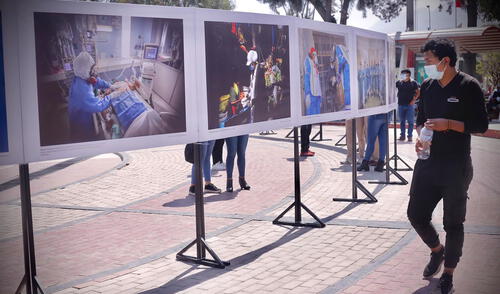 Muestra se exhibirá en Mariano Melgar hasta el 16 de agosto. Foto: Oswald Charca/La República Muestra se exhibirá en Mariano Melgar hasta el 16 de agosto. Foto: Oswald Charca/La República